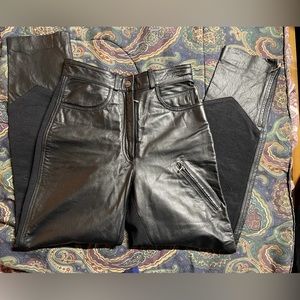 Harley Davidson Leather and Knit Pants 8